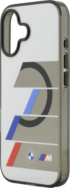 Панель BMW M IML Metal Buttons Tricolor Lines MagSafe для Apple iPhone 17 Gray (BMHMP17S25HTTRIA) - зображення 6