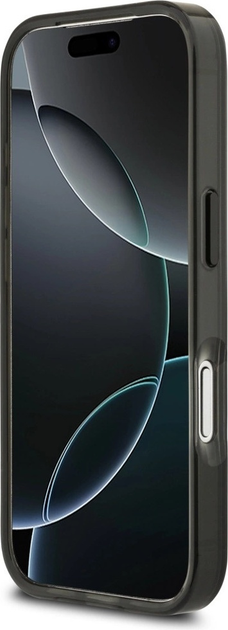 Панель BMW M IML Metal Buttons Tricolor Lines MagSafe для Apple iPhone 17 Pro Black (BMHMP17L25HTTRIK) - зображення 5