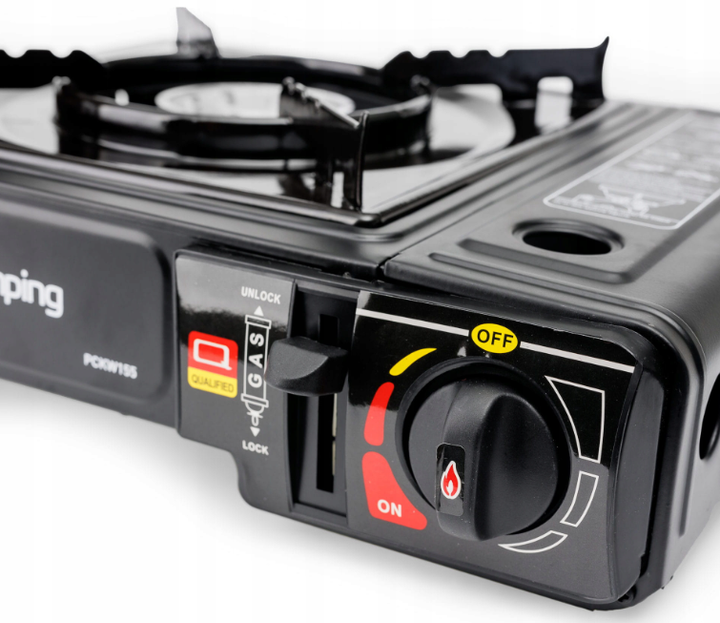 Turystyczna kuchenka gazowa Platinet PCKW155 na kartusze przenosna polowa walizka 2500 W (5907595461344) - obraz 5