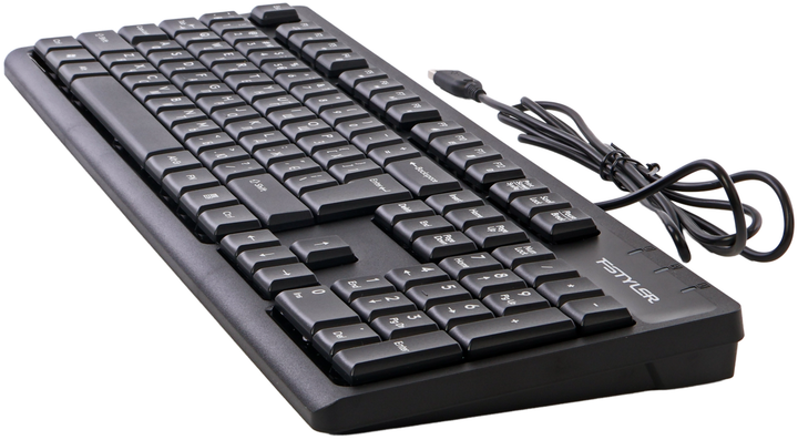 Клавіатура дротова A4Tech FKS12 Membrane USB Black (4711421003155) - зображення 5