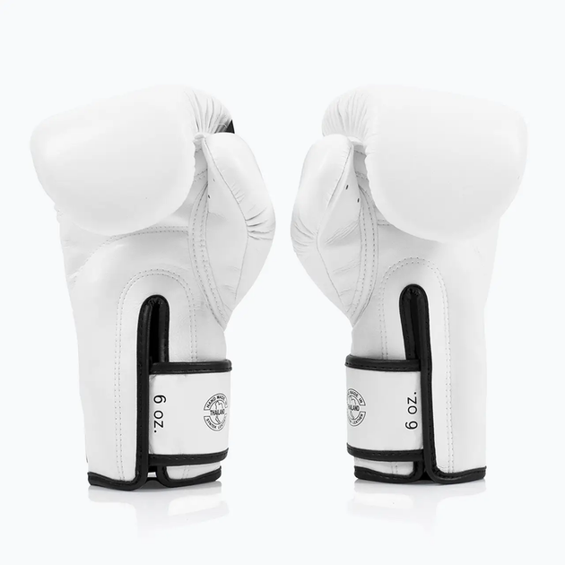 Рукавички боксерські з бинтами Fairtex BGV14 10 унцій, білі - изображение 3