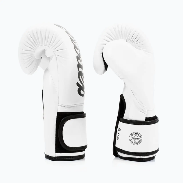 Рукавички боксерські з бинтами Fairtex BGV14 10 унцій, білі - изображение 4