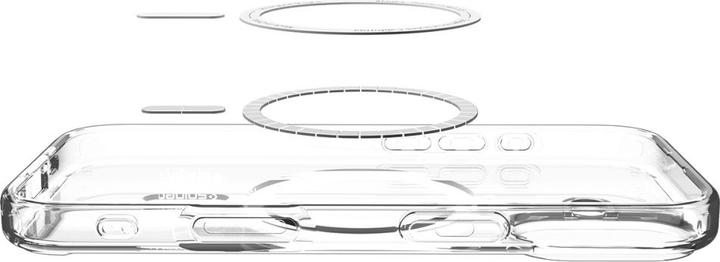 Панель Spigen Ultra Hybrid MagSafe для Apple iPhone 17 Clear/Gold (8800283315141) - зображення 6