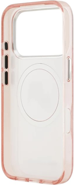 Etui Karl Lagerfeld IML Glitter Karl & Choupette Heads MagSafe do Apple iPhone 17 Pro Max Pink (3666339499082) - obraz 7