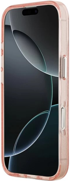 Etui Karl Lagerfeld IML Glitter Karl & Choupette Heads MagSafe do Apple iPhone 17 Pink (3666339499051) - obraz 2