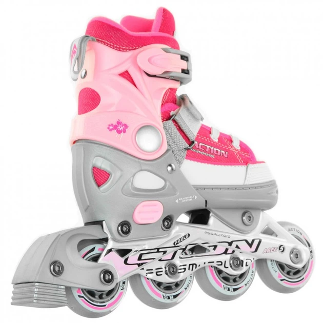 Роликовые коньки Action Anny Рожеві 29-32 (PW-126B-13-2PINK/29-32) (273288) - Фото 6 Роликовые коньки Action Anny Рожеві 29-32 (PW-126B-13-2PINK/29-32) (273288) - изображение 6