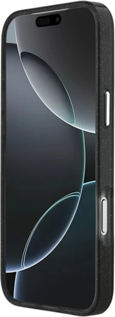 Панель Karl Lagerfeld IML Glitter Karl & Choupette Sketch MagSafe do Apple iPhone 17 Pro Black (3666339504496) - зображення 2