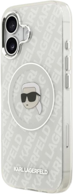 Etui Karl Lagerfeld IML Karl Head Logo do Apple iPhone 17 Grey (3666339499853) - obraz 3