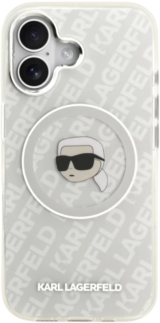 Etui Karl Lagerfeld IML Karl Head Logo do Apple iPhone 17 Grey (3666339499853) - obraz 4