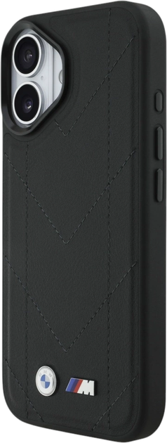 Панель BMW M Quilted Logo MagSafe для Apple iPhone 17 Black (BMW001054) - зображення 4