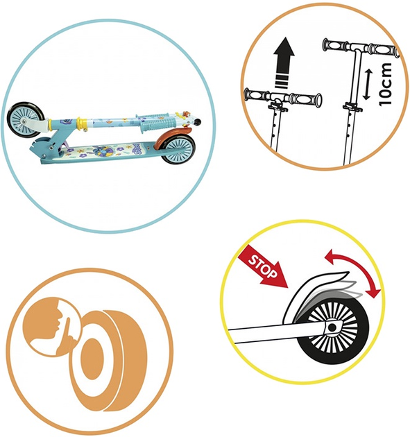 Dwukołowa hulajnoga Smoby Stitch (3032167503794) - obraz 4