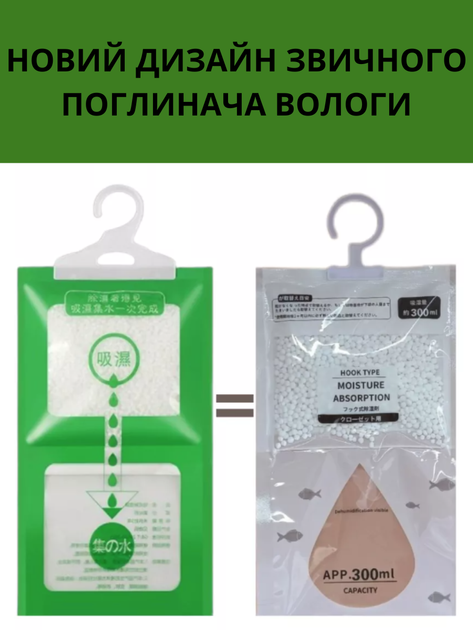 Влагопоглотитель подвесной поглотитель влаги осушитель воздуха абсорбент влажности набор 5 штук антигрибковый защита от плесени сырости конденсата для дома шкафа ванной кухни автомобиля пакет с гранулами резервуар 500 мл длительного действия экологичный - Фото 2 Влагопоглотитель подвесной поглотитель влаги осушитель воздуха абсорбент влажности набор 5 штук антигрибковый защита от плесени сырости конденсата для дома шкафа ванной кухни автомобиля пакет с гранулами резервуар 500 мл длительного действия экологичный - изображение 2