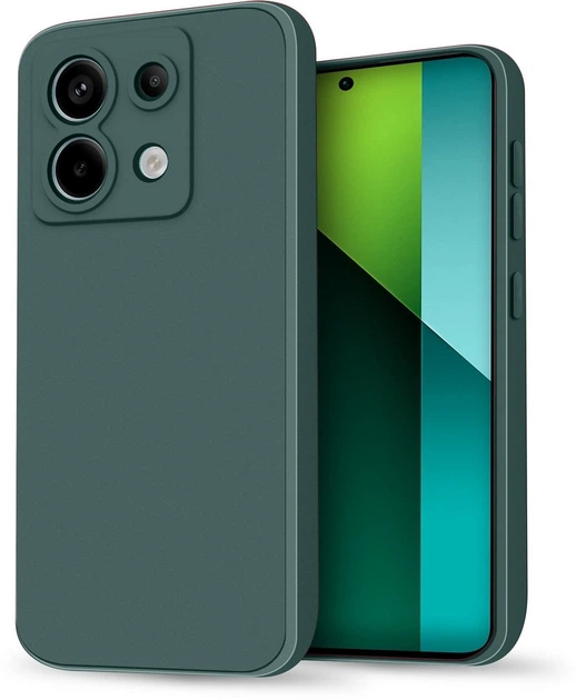 Силіконовий чохол HardCorner Xiaomi Redmi Note 13 Pro 5G (з мікрофіброю) Green (35428-08) - Фото 1 Силіконовий чохол HardCorner Xiaomi Redmi Note 13 Pro 5G (з мікрофіброю) Green (35428-08) - зображення 1