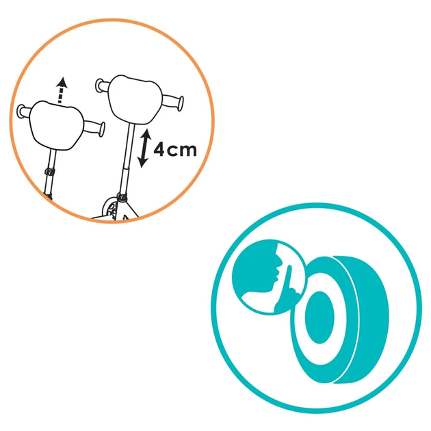 Триколісний самокат Smoby Stitch (3032167509178) - зображення 3