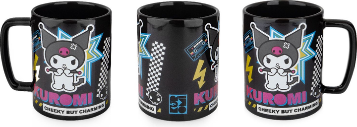 Kubek Pyramid Fuzzy Mug Kuromi Cheeky Punky 460 ml (5063457019006) - obraz 5