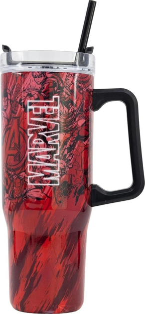 Kubek termiczny Stor Marvel Avengers XL Rambler 940 ml (8412497754434) - obraz 1