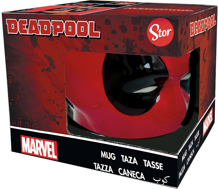 Kubek Stor Marvel Deadpool 3D 443 ml (8412497789382) - obraz 2