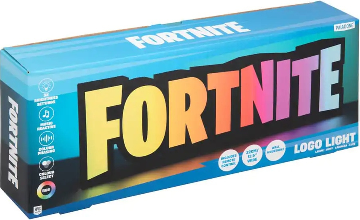 Нічник Paladone Fortnite logo LED неоновий (5056577754841) - зображення 2