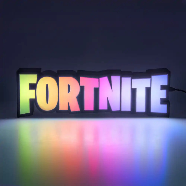 Нічник Paladone Fortnite logo LED неоновий (5056577754841) - зображення 7