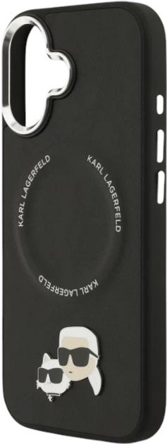 Панель Karl Lagerfeld Karl & Choupette Pin MagSafe do Apple iPhone 17 Black (3666339494971) - зображення 6