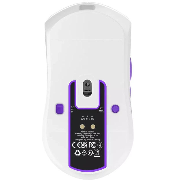 Бездротова ігрова миша Proove Gaming Jester 8K white (WMJS00022002) - зображення 5