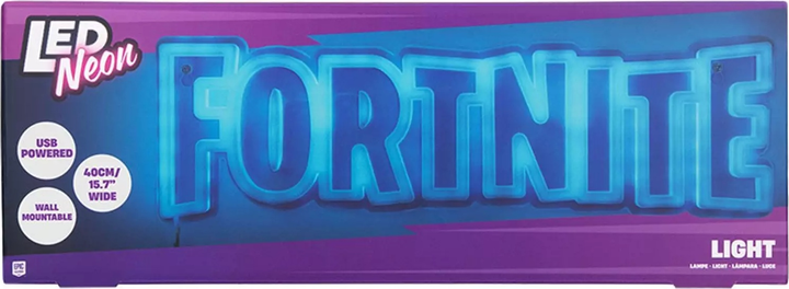 Нічник Paladone Fortnite LED неоновий (5056577756005) - зображення 1