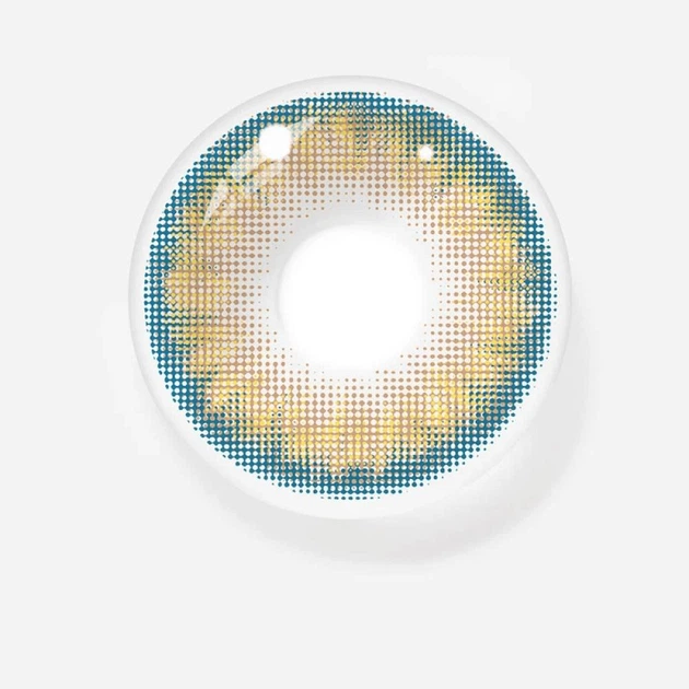 Коричневі контактні лінзи ELITE Lens Айс Мун Блу 2 шт - Фото 2 Коричневі контактні лінзи ELITE Lens Айс Мун Блу 2 шт - зображення 2