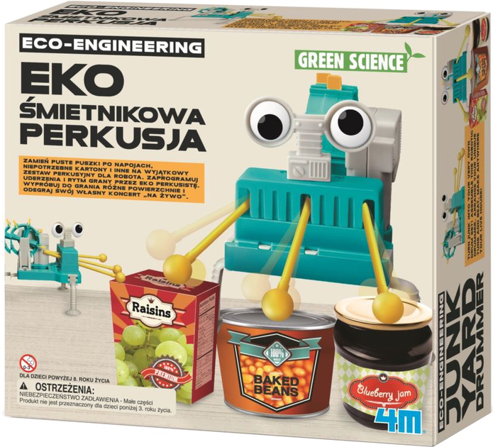 Іграшка 4M Еко-перкусія зі сміття (4893156033727) - зображення 1
