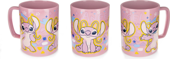 Kubek Pyramid Fuzzy Mug Disney Lilo i Stitch Fluffy Angel 315 ml (5063457010645) - obraz 6