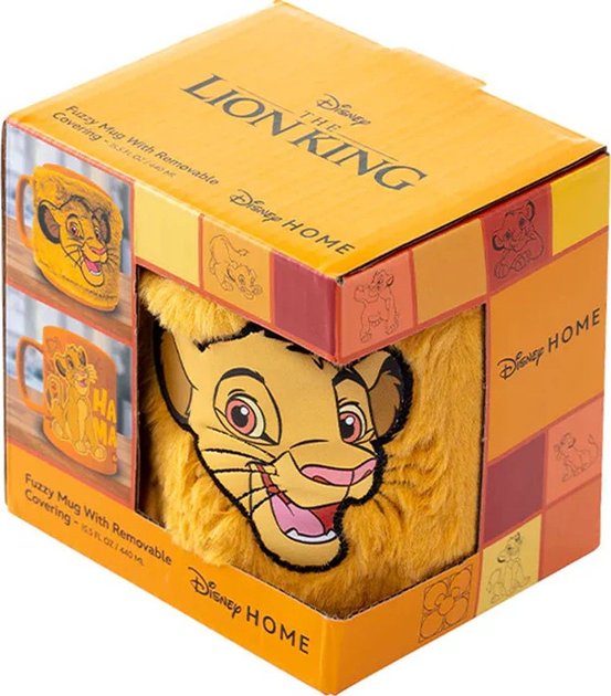 Kubek Pyramid Fuzzy Mug Disney Król Lew Simba 460 ml (5063457010294) - obraz 1