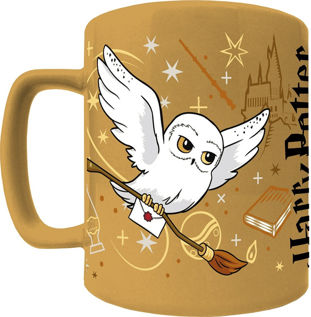 Kubek Pyramid Fuzzy Mug Harry Potter Hedwigą 460 ml (5063457010744) - obraz 2