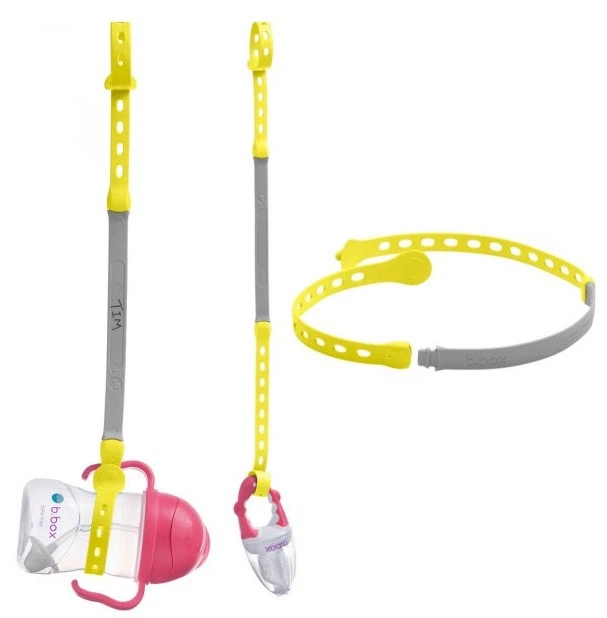 Smycz do bidonu butelki B.box Lemon Sherbet 1 sztuka (9353965006039) - obraz 2