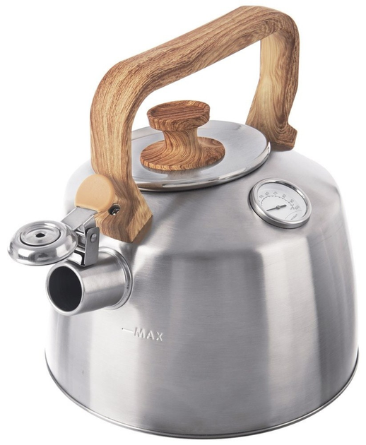 Czajnik Orion z gwizdkiem i termometrem Stalowy 3.2 l (8592381194741) - obraz 2