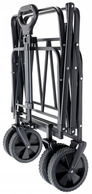 Wózek turystyczny Platinet PCW1057 składany plażowy 110 l Czarny (5907595461467) - obraz 4