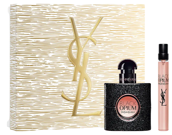 Zestaw damski Yves Saint Laurent Black Opium Woda perfumowana 30 ml + Miniatura Woda perfumowana 10 ml (3614274638417) - obraz 1