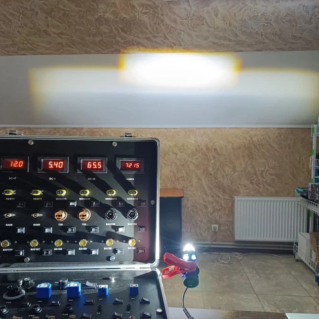 Лампа LED Міні Лінзи H4 D35мм 90/130w 10000/14000Lm 6500K 3570*5 Chip AllSeason 12V "M01Q" - изображение 5