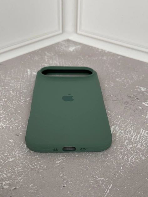 Чехол Premium Silicone Case Full для iPhone 17 Air Pine Green - Фото 4 Чехол Premium Silicone Case Full для iPhone 17 Air Pine Green - изображение 4