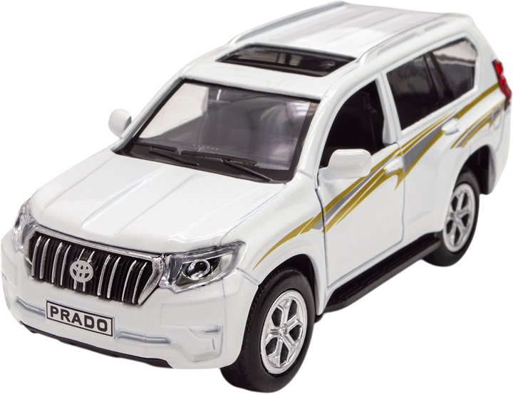 Автомодель Techno Drive Toyota Prado белая (KM250425W) - Фото 1 Автомодель Techno Drive Toyota Prado белая (KM250425W) - изображение 1
