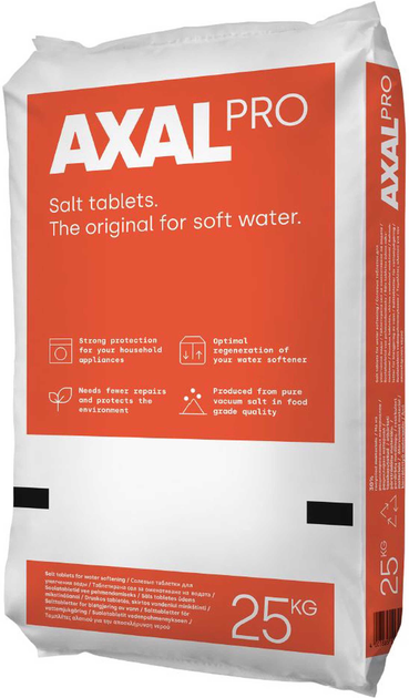 Сіль для пом'якшення води Axal Pro 25 кг (116531-1) - зображення 1