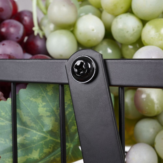 Koszyk na owoce Vilde metalowy Czarny (5904316465254) - obraz 6