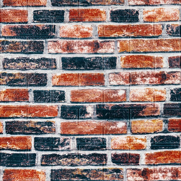 3D панель самоклеюча Sticker Wall SW-00001165 700х770х3 мм цегла - Фото 1 3D панель самоклеюча Sticker Wall SW-00001165 700х770х3 мм цегла - изображение 1