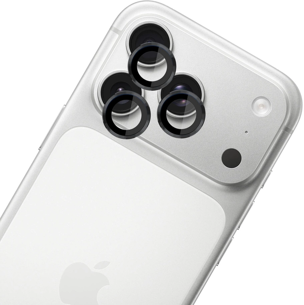 Захисне скло 3MK Lens Protection Pro do Apple iPhone 17 Pro/17 Pro Max Black (5903108664226) - зображення 2