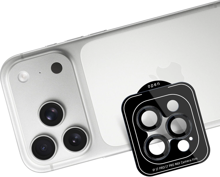 Захисне скло 3MK Lens Protection Pro do Apple iPhone 17 Pro/17 Pro Max Black (5903108664226) - зображення 5