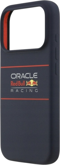 Etui Red Bull Silicone Horizontal Centered Logo MagSafe do Apple iPhone 17 Pro Max Navy Blue (3666339527570) - obraz 6