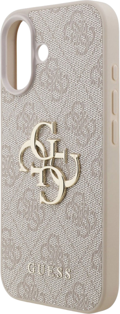 Панель Guess 4G Strap 4G Classic Logo для iPhone 17 Pink (3666339526276) - зображення 4