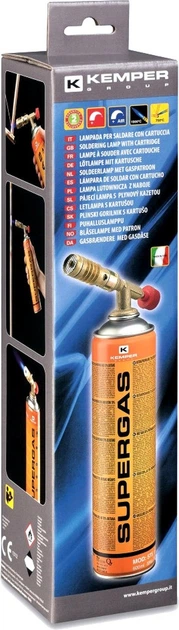 Palnik gazowy Kemper z butlą do lutowania 600 ml (10/2-T1047) - obraz 3