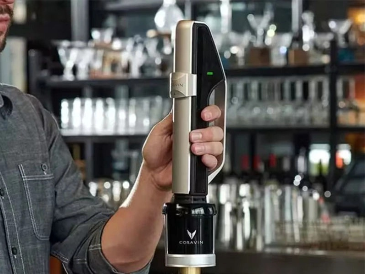 Система для зберігання ігристих вин Coravin Sparkling чорна з срібним (810068590203) - зображення 7