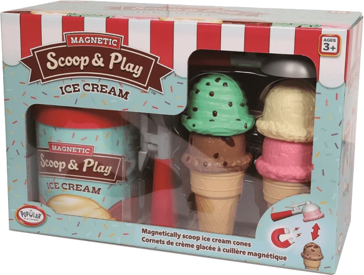 Klocki magnetyczne Popular Playthings Magnetic Lodziarnia (0755828640012) - obraz 1