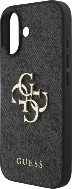 Панель Guess 4G Strap 4G Classic Logo для iPhone 17 Black (3666339526191) - зображення 4
