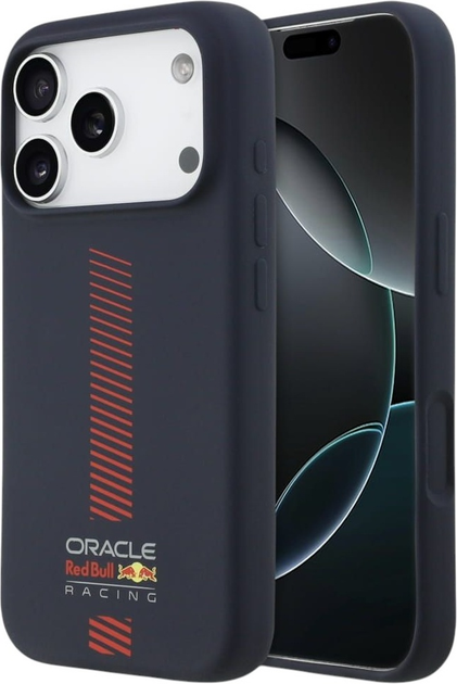 Панель Red Bull Silicone Powerbar MagSafe для Apple iPhone 17 Pro Navy Blue (3666339527884) - зображення 1